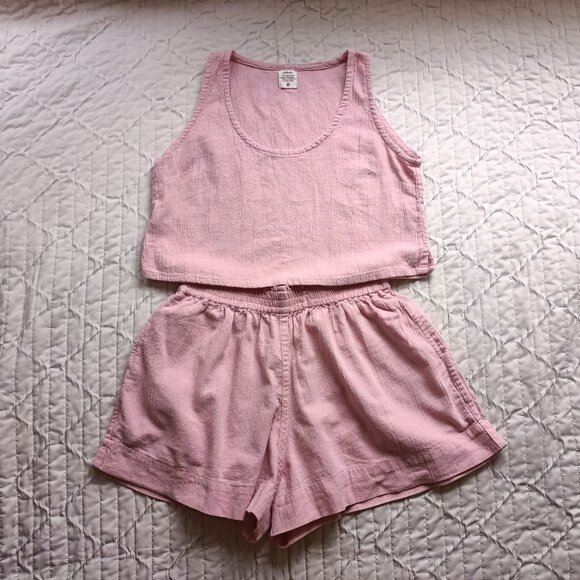 100% Cotton Handmade Shorts ๐ Dusty Rose Pink ๐ Elastic Waist - Picture 9 of 9